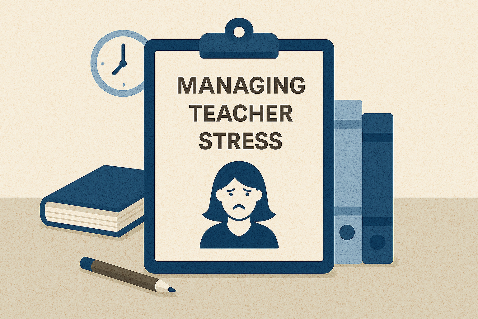 New teacher connecting with mentor in professional setting