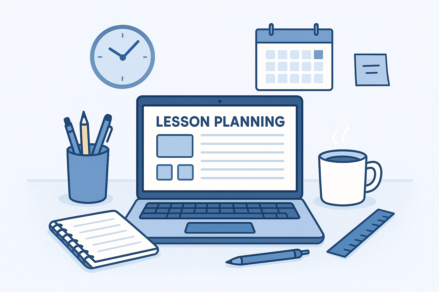 Diverse learning styles represented in a classroom setting