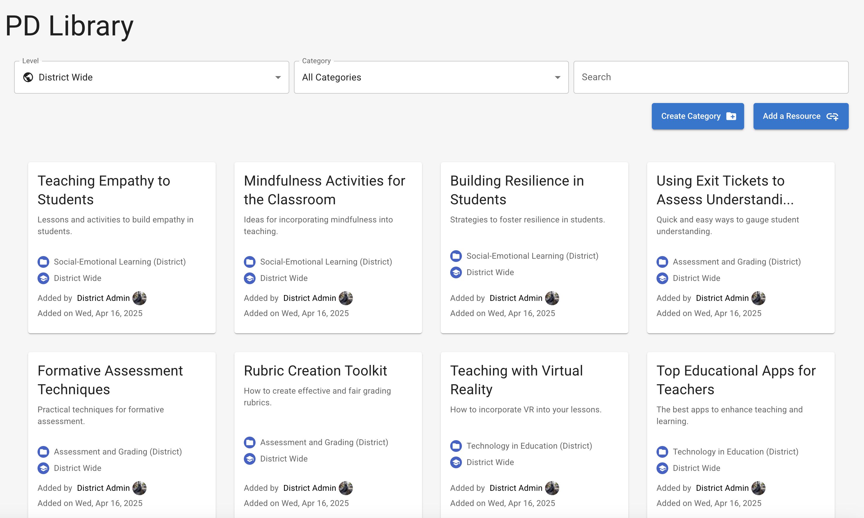 PD Library Screenshot